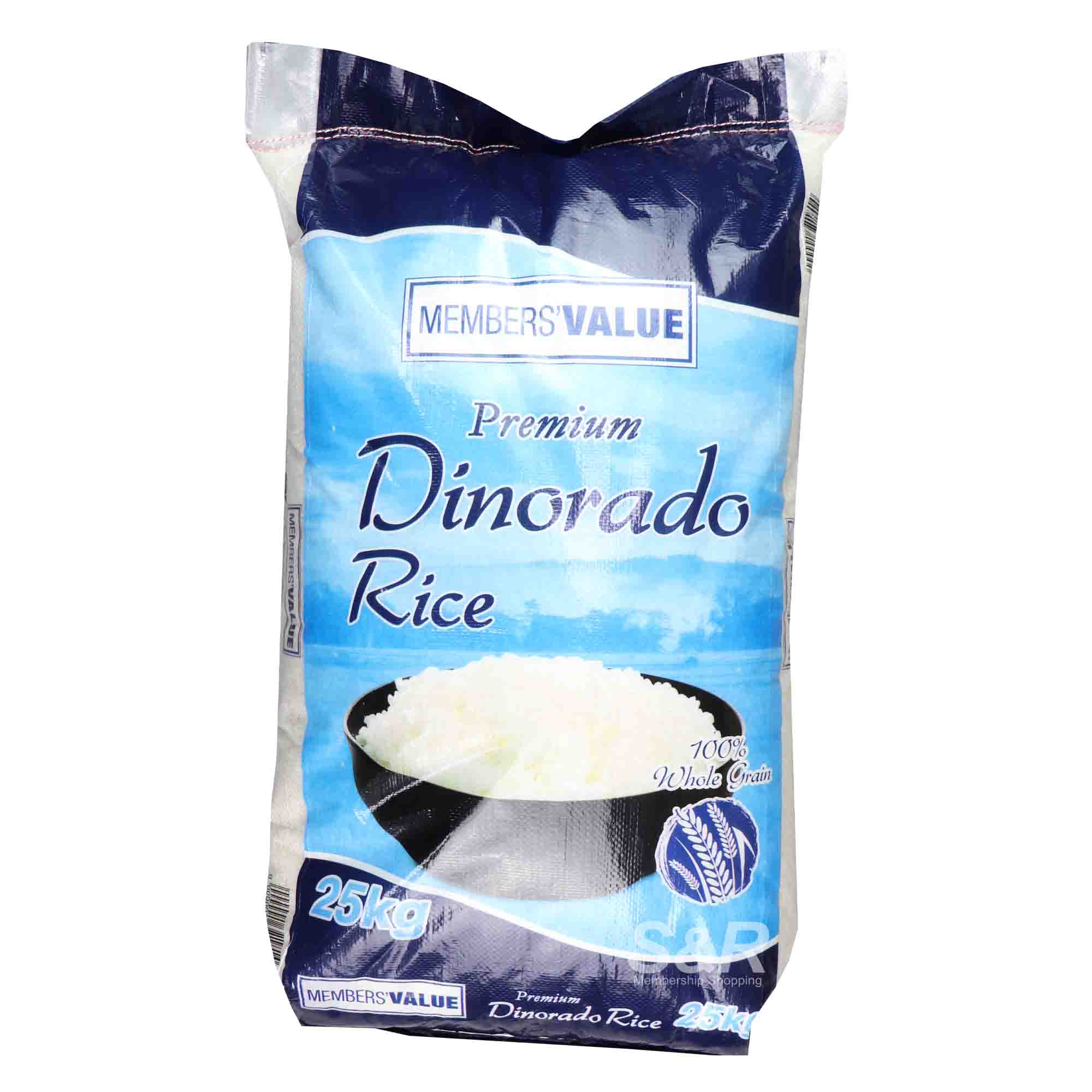 Members' Value Dinorado Premium 100% Whole Grain Rice 25kg Members' Value Dinorado Premium 100% Whole Grain Rice 25kg